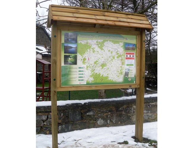 Panneau de départ promenades